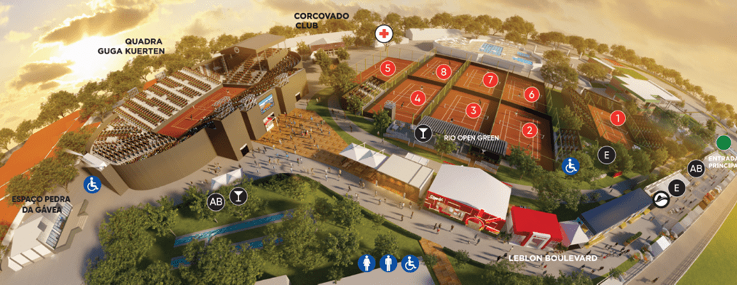Mapa do evento